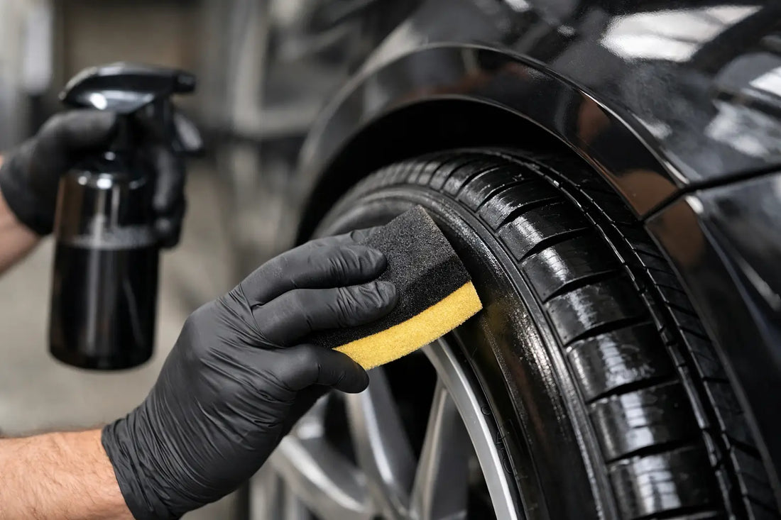 How to Apply Tire Dressing Without the Sling